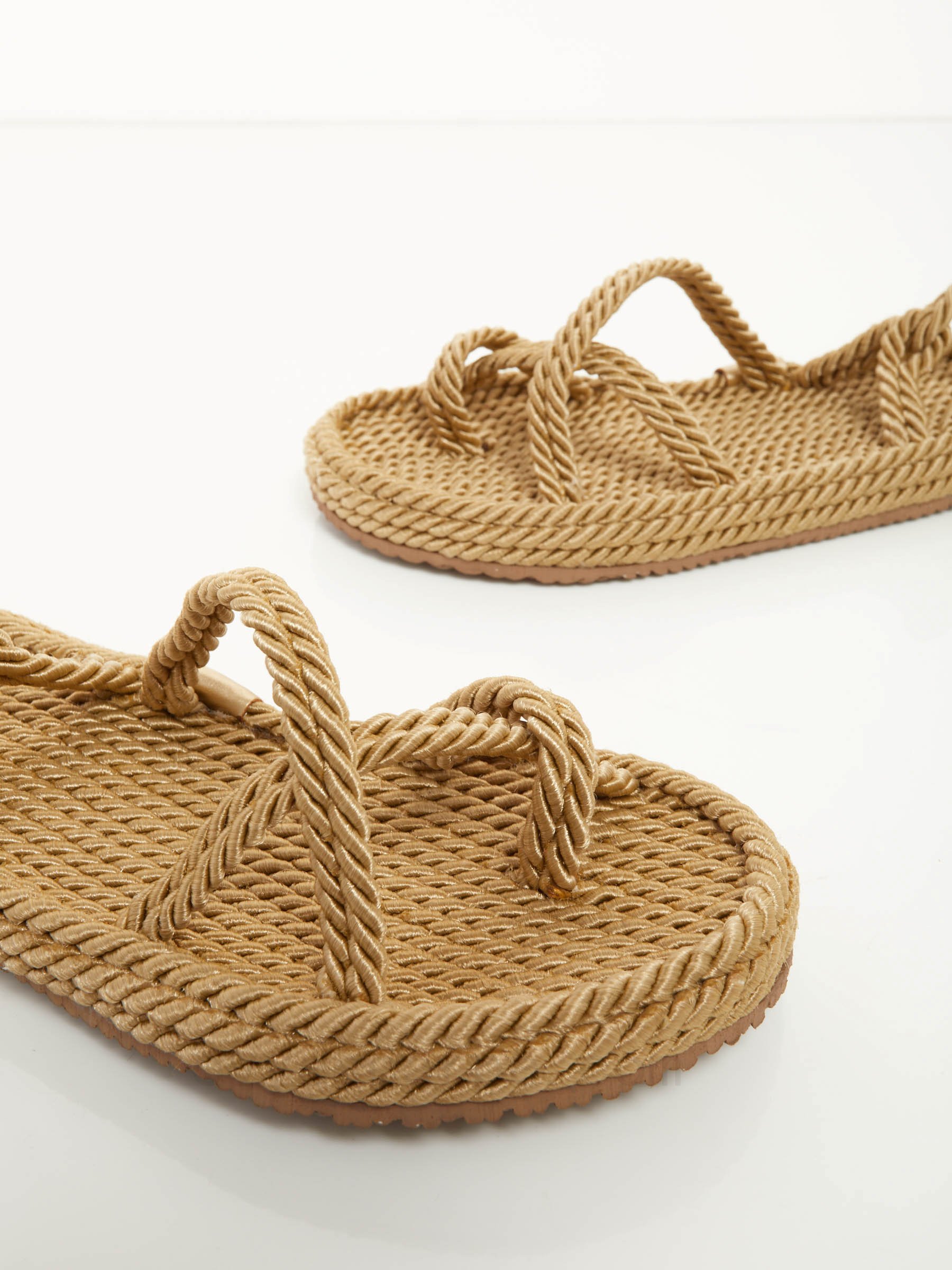 ovy&#233; outlet Rope Flat Sandals F08161027-0714 Sito Ufficiale